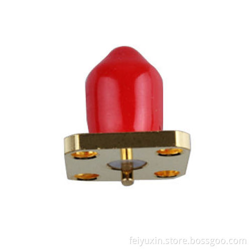SMA Flange connector with 4 mounting hole